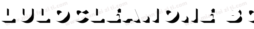 LuloCleanOne Bold字体转换